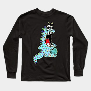 Dinosaur of Love Hearts 1 Long Sleeve T-Shirt